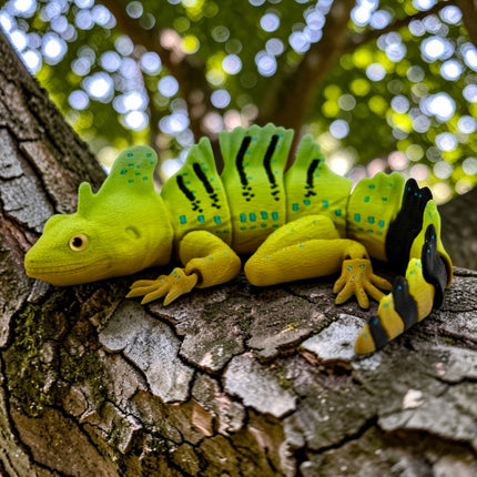 3D Printed Basilisk Model – "Jesus Lizard" Replica - Matcha Morph