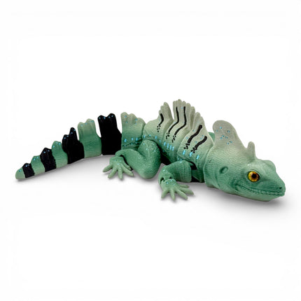 3D Printed Basilisk Model – "Jesus Lizard" Replica - Camoflauge Color