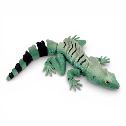 3D Printed Basilisk Model – "Jesus Lizard" Replica - Camoflauge Color