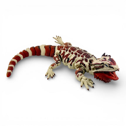 3D Printed Realistic Large Bearded Dragon – EXOTIC MORPH “Volcano” (17 Inches Long)