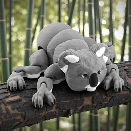 3D Printed Koala – Articulated Collectible (9 Inches Wide)