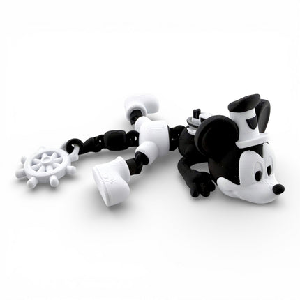Small Steamboat Willie Inspired Articulated Dragon – 8”