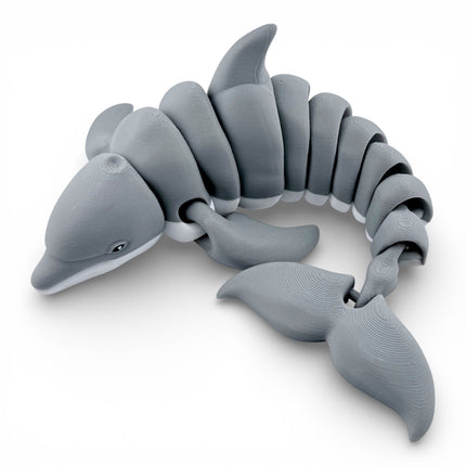 3D Printed Articulated Dolphin – 12 Inches Long