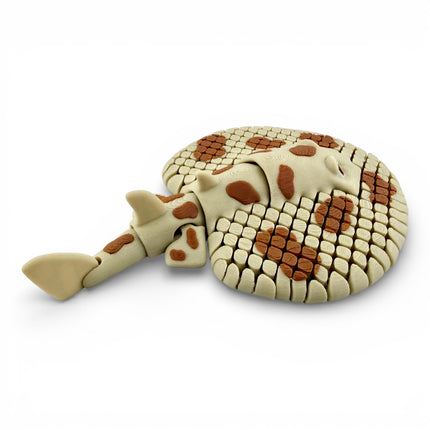 3D Printed Lexi the Electric Ray – Flexible Brown & Beige Ocean Model