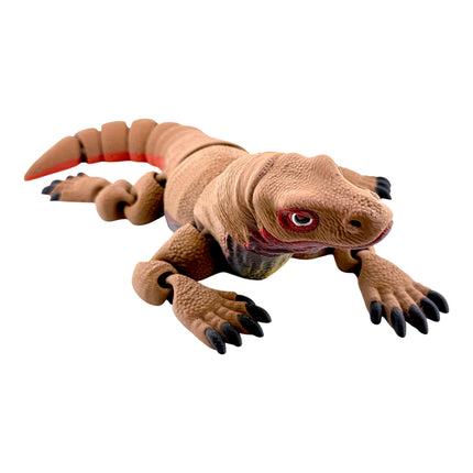 3D Printed Komodo Dragon – “Volcano” Exotic Morph – Fully Articulated (13 Inches Long)