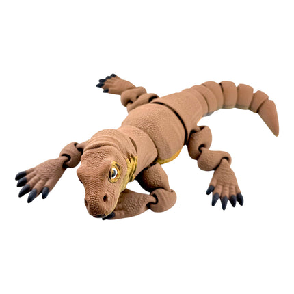 3D Printed Komodo Dragon – “Volcano” Exotic Morph – Fully Articulated (13 Inches Long)
