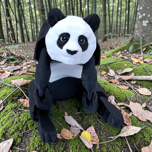 3D Printed Panda Bear – Articulated Panda by KeKreations