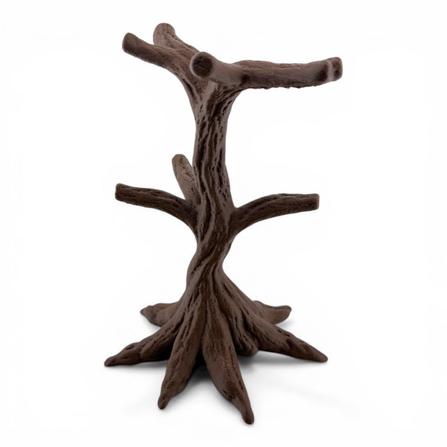Tree Snake Log Display – Multi-Branch Wood Filament Stand