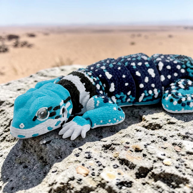 3D Printed Articulated Dickerson's Collared Lizard