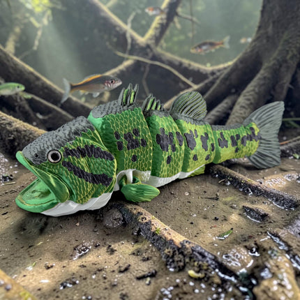 3D Printed Articulated Largemouth Bass