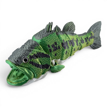 3D Printed Articulated Largemouth Bass