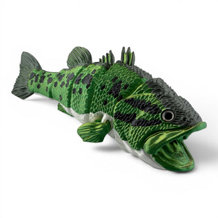3D Printed Articulated Largemouth Bass