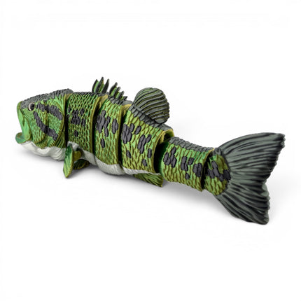 3D Printed Articulated Largemouth Bass