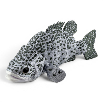 3D Printed Articulated Crappie (Silver with Green Markings)