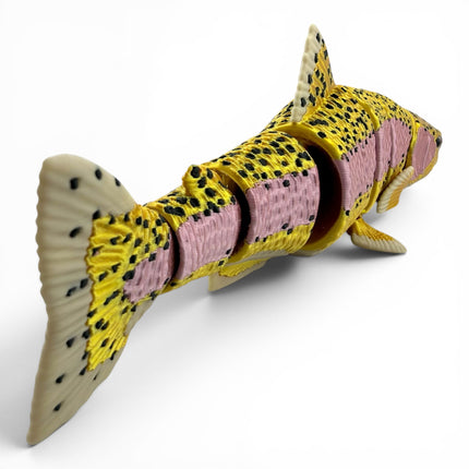 3D Printed Articulated Rainbow Trout