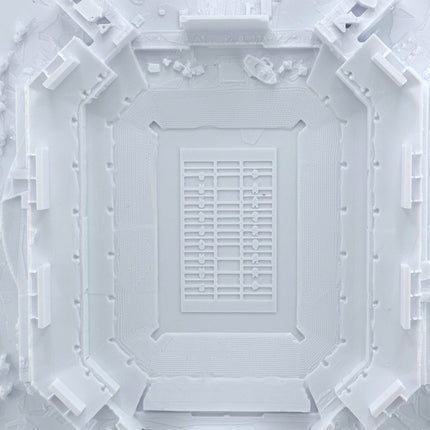 Tidal 3D Printed Tampa Bay Buccaneers Raymond James Stadium 3D topographical wall art in a natural wood frame