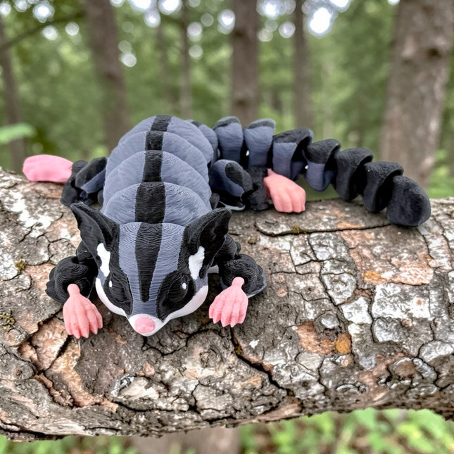 3D Printed Sugar Glider – Articulated Model by KeKreations