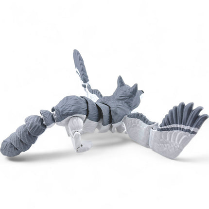 3D Printed Flexi Winged Wolf