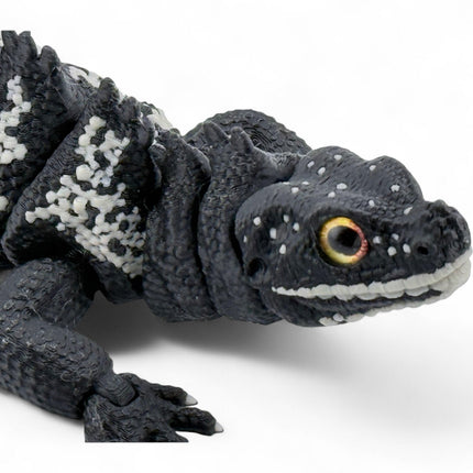 3D Printed Black Sailfin Lizard – Available in Two Sizes