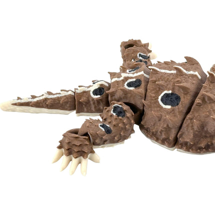 3D Printed Horned Lizard