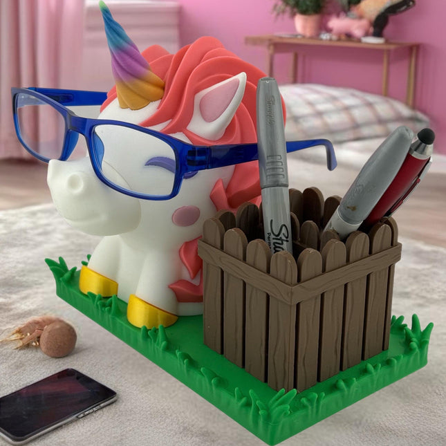 Unicorn Glasses Holder and Desk Organizer