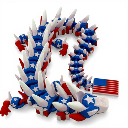 USA Patriot 3D Printed Dragon